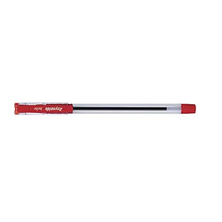 Reynolds Brite Plus Ball Pen (Pack of 50, Ink Color - Red)