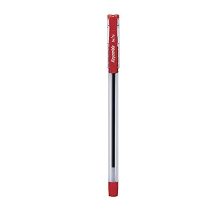 Reynolds Brite Plus Ball Pen (Pack of 50, Ink Color - Red)