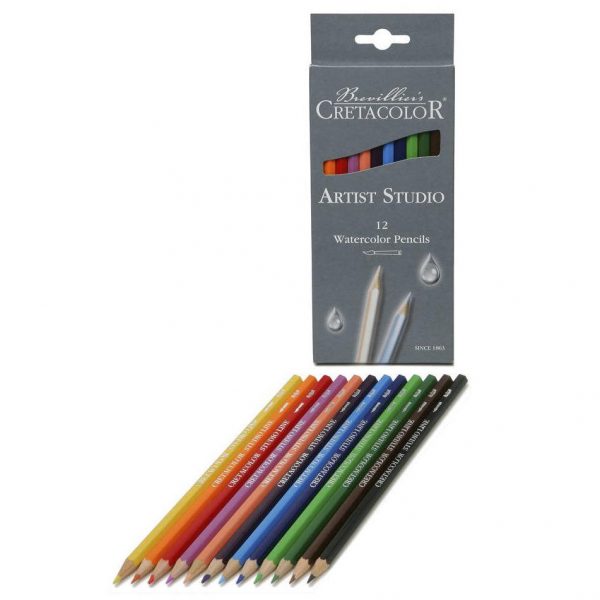 Cretacolor Artists Studio Line Watercolor Pencil Set of 12