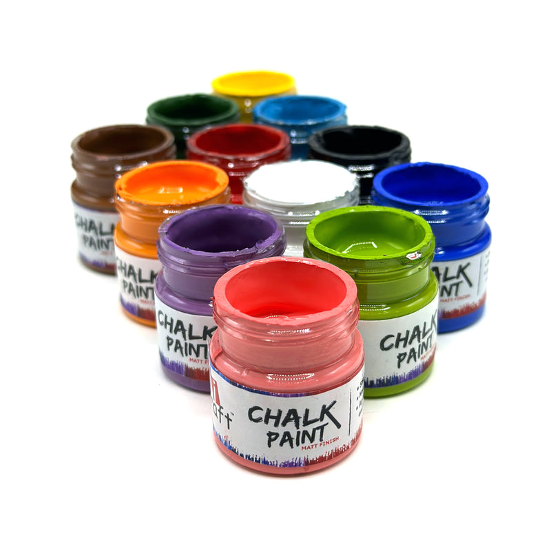 iCraft Chalk Paint Set-12 Shades