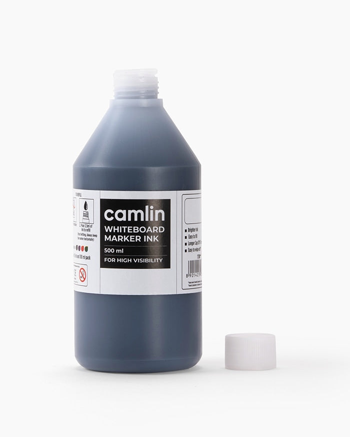 Camlin White Board Marker Ink (500 ml, Black)