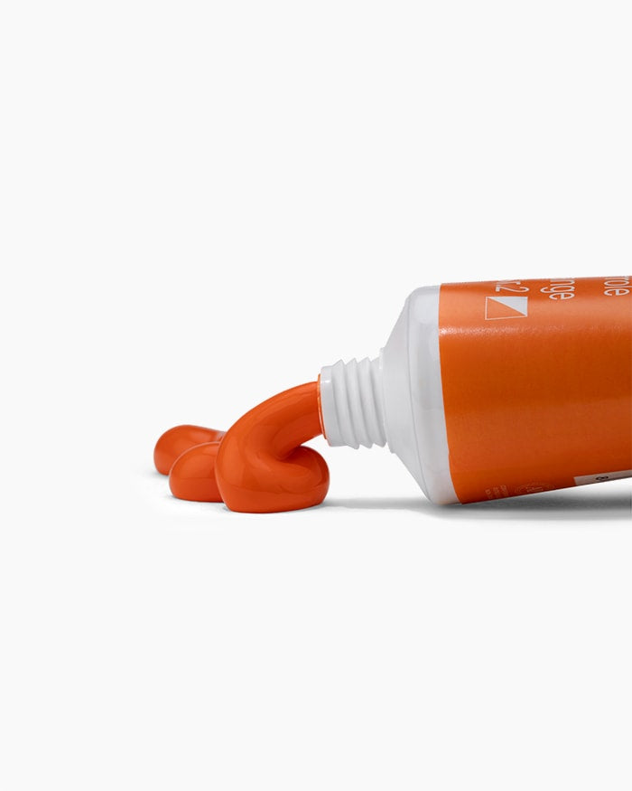 Camel Artist Acrylic Colour Individual tube of Pyrrole Orange in 40 ml