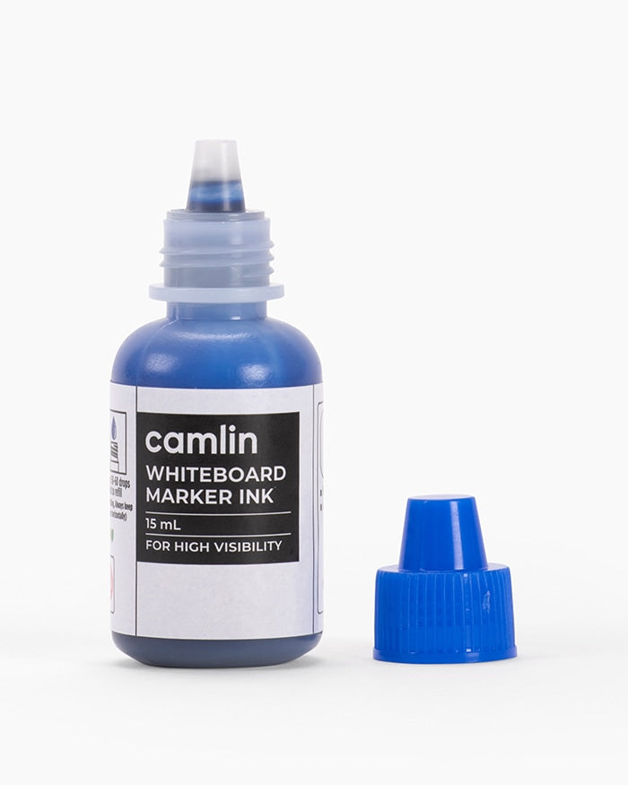 CAMLIN WHITE BOARD MARKER INK BLUE 15ML, Pack of 2