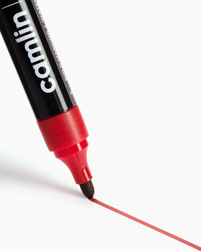 CAMLIN PERMANENT MARKER RED, Pack of 10