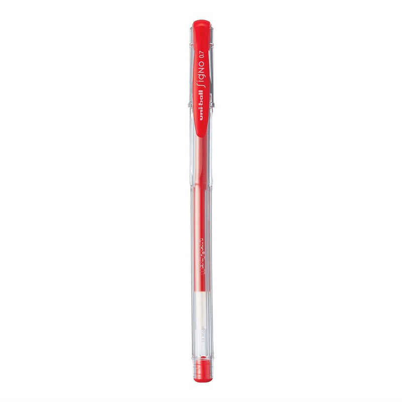 Uniball SIGNO UM-100 Gel Pen (Red Ink, Pack of 2)