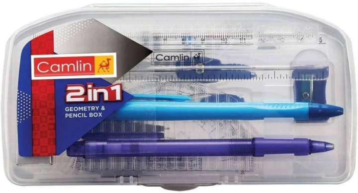 Camlin 2 in1 Geometry Box Geometry Box (White)