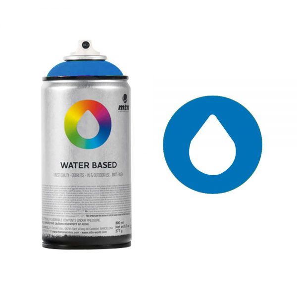 MTN Spain Water Based Spray Paints 300ML - Cobalt Blue