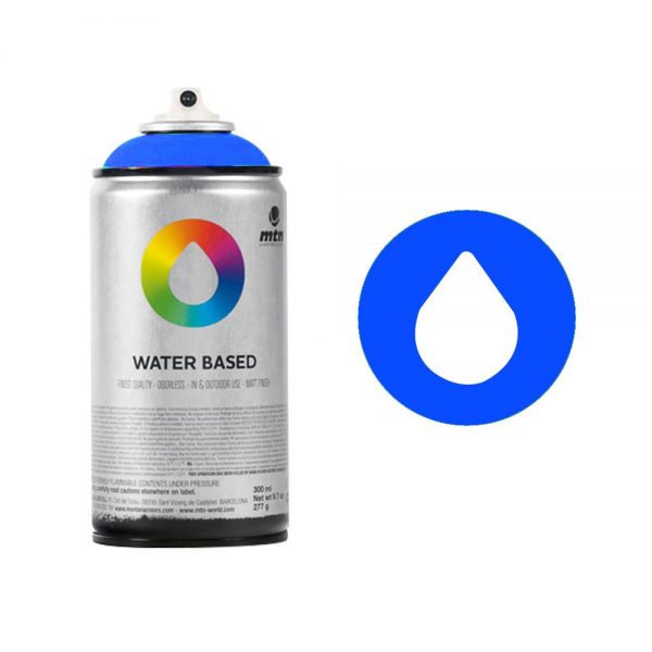 MTN Spain Water Based Spray Paints 300ML – Fluorescent Blue
