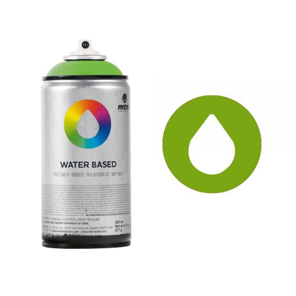 MTN Spain Water Based Spray Paints 300ML - Brilliant Green