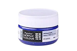 Brustro Professional Artists ’ Heavybody Acrylic Paint 50Ml Phthalo Blue (Sr 2)