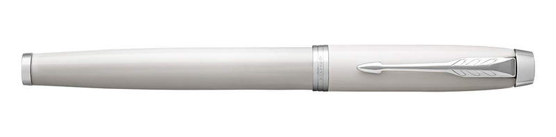 Parker IM White Chrome Trim Fountain Pen