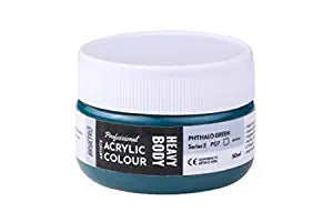 Brustro Professional Artists ’ Heavybody Acrylic Paint 50Ml Phthalo Green (Sr 2)