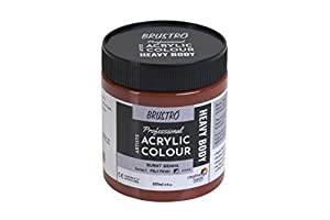 Brustro Professional Artists ’ Heavybody Acrylic Paint 237Ml Burnt Sienna (Sr 1)