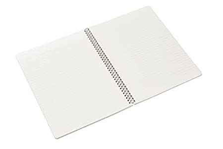 Fabriano Ecoqua A5 Spiral Bound Lined Notebook Grey