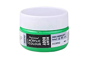 Brustro Professional Artists ’ Heavybody Acrylic Paint 50Ml Perm Green Light (Sr 2)