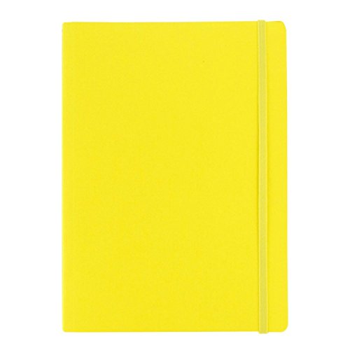 Fabriano Ecoqua A6 Glued Bound Blank Notebook Yellow