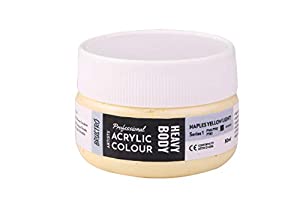 Brustro Professional Artists ’ Heavybody Acrylic Paint 50Ml Naples Yellow Light (Sr 1)