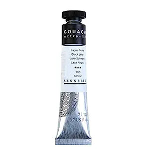 Sennelier Extra Fine Gouache 21ml S2 Black Lake