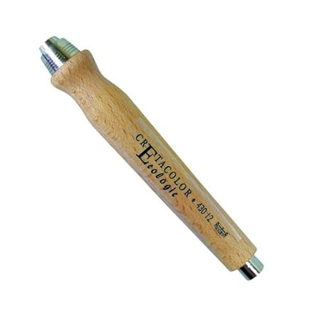 Cretacolor Lead Holder ECOLOGIC, Round, Natural Wood, for 5.6mm Lead