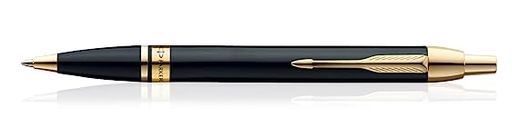 Parker Odyssey Laque Black Gold Trim Ball Pen