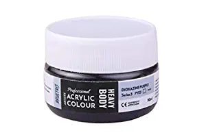 Brustro Professional Artists ’ Heavybody Acrylic Paint 50Ml Dioxazine Purple (Sr 3)