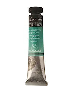 Sennelier l'Aquarelle French Artists' Watercolor 21 ML Viridian Green