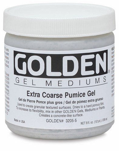Golden Gel Mediums Pumice Gels Extra Coarse 236 ML