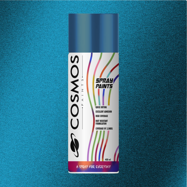 Cosmos Paints - Spray Paint in Metallic Flash Blue 400ml