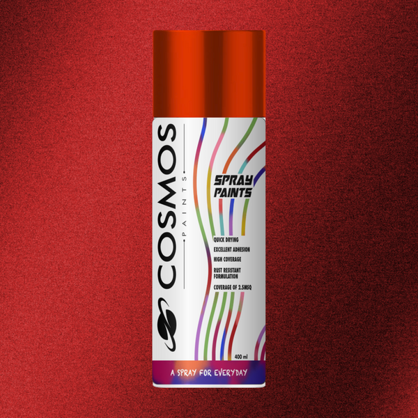 Cosmos Paints - Spray Paint in Metallic Flash Red 400ml 344