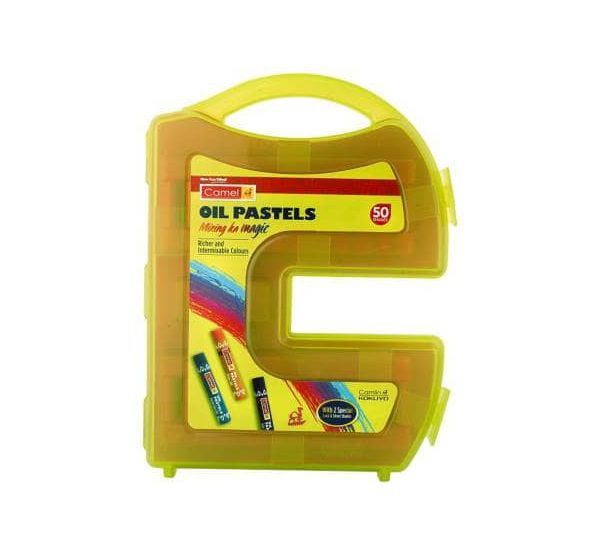 Camlin C-SHAPED Oil Pastels 50 Shades