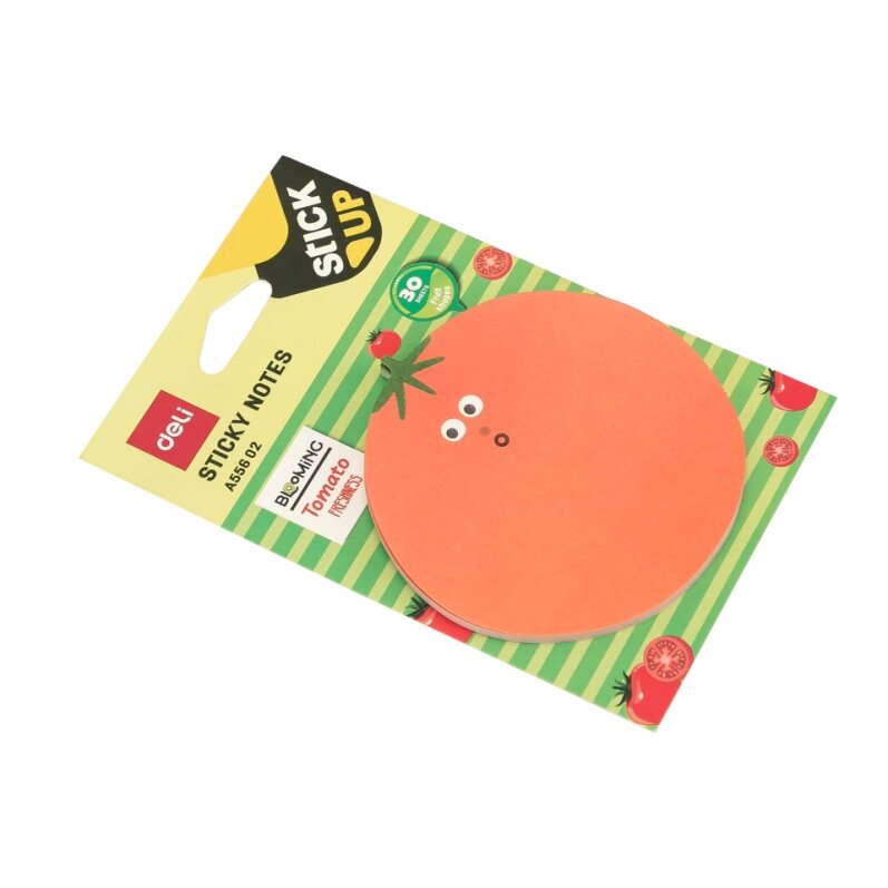 Deli WA55602 Sticky Notes, 30 Sheets, 80 gsm, 76x76mm, Assorted, 1 Pc