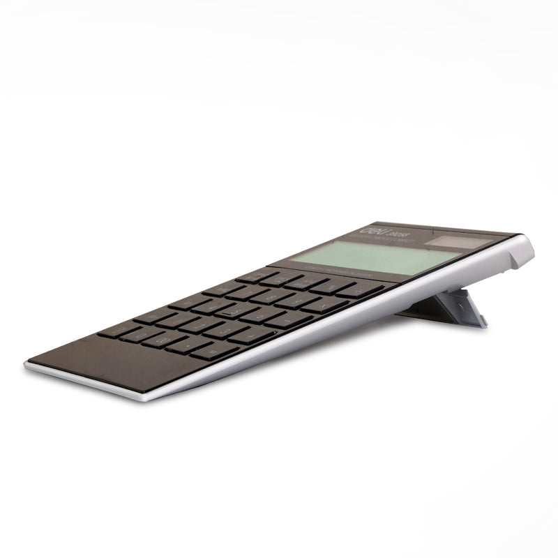Deli W39258 Digital Calculator (12 Digit, 120 Step Check, Pack of 1, Black)