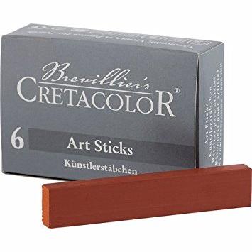 Cretacolor Art Sticks 7 X 14MM – Sanguine Dry (Pack of 6)