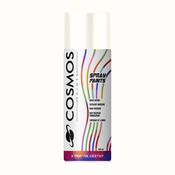 Cosmos Paints - Spray Paint in 40 Gloss White 400ml