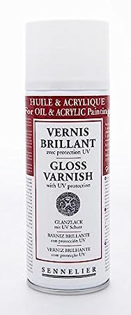 Sennelier Universal gloss varnish with UV protection 400 ml Spray