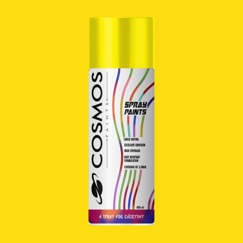 Cosmos Paints - Spray Paint in 41 Art Yellow 200ml