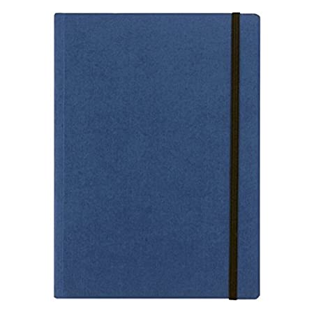 Fabriano Ecoqua A6 Glued Bound Blank Notebook Blue