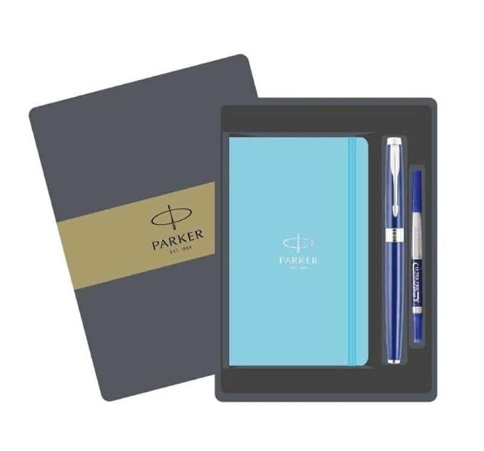 Parker Aster Matt Blue Ct Rb+Blue Notebook