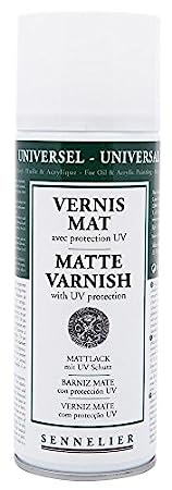 Sennelier Universal matt varnish with UV protection 400 ml Spray
