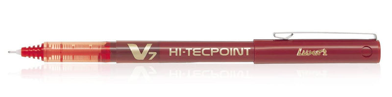 Pilot Hi-Tecpoint V7 Red Ink Pen