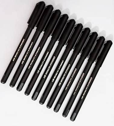 UNOMAX Ultron 2X Ball Pen Black Ball Pen (Pack of 30, Ink Color - Black)