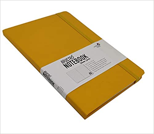 BRUSTRO NOTEBOOK CLASSIC SERIES A5 YELLOW