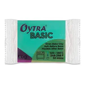 Oytra Polymer Clay Basic 50 Gram Oven Bake Clay (Mint Green)