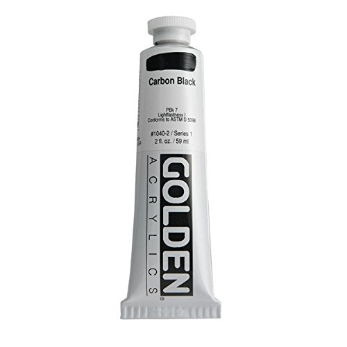 Golden Heavy Body Acrylic Paints 59ML Carbon Black