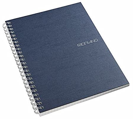 Fabriano Ecoqua A5 Spiral Bound Lined Notebook Blue