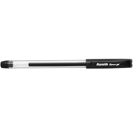 Reynolds Jiffy Gel Pen (Pack of 50, Ink Color - Black)