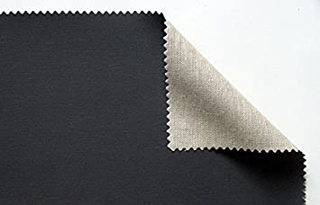Brustro Black Polycotton Canvas Rolls 787 - 42" X 10 meters ( Made In Italy )