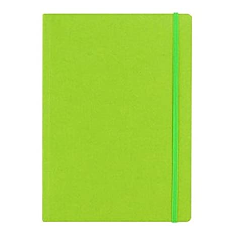 Fabriano Ecoqua A6 Glued Bound Dot Notebook Lime