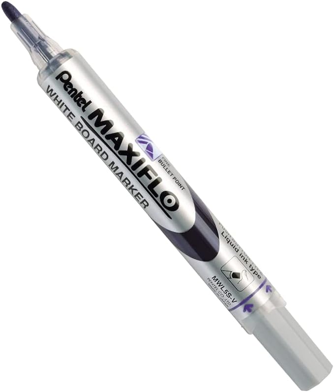 Pentel MWL5S-V MAXIFLOW WHITEBOARD MARKER BULLET FINE VIOLET