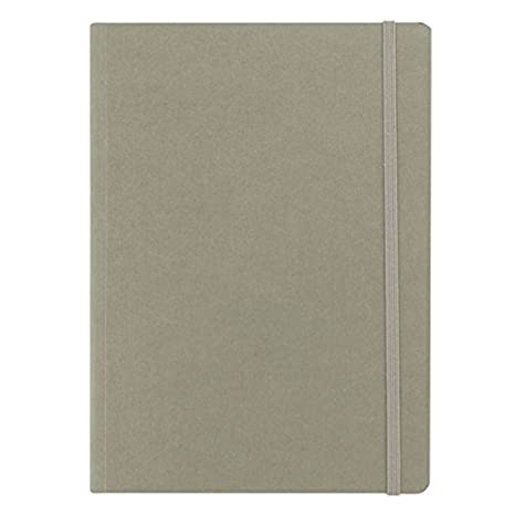 Fabriano Ecoqua A6 Glued Bound Dot Notebook Grey